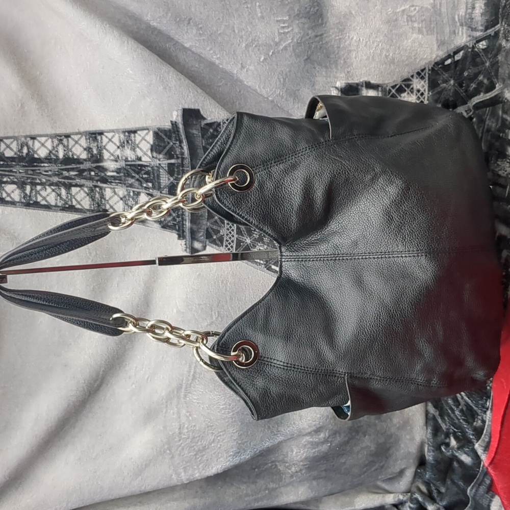 Grace Adele Black Leather Bag - image 4